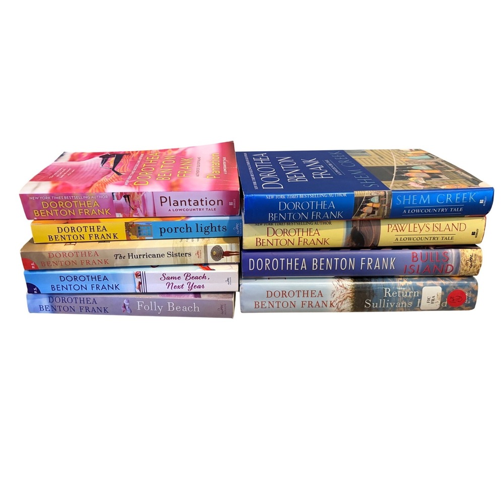 Dorothea Benton Frank Lowcountry Tales Book Lot 9 Novels Paperback Hardcover